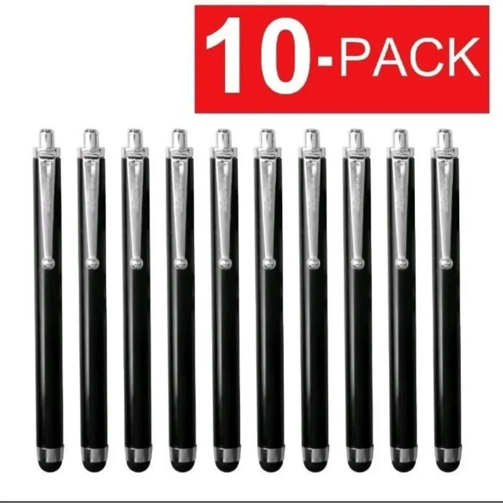 10x Universal Touch Screen Pen Metal Stylus For iPhone 5 6S 7 iPad Samsung Phone